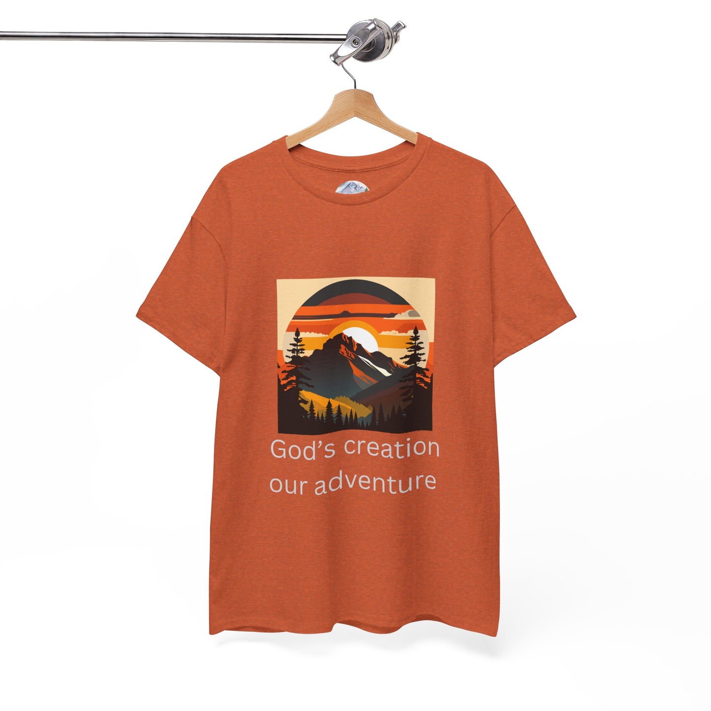 Mountain Sunset Unisex Tee - God's Creation Our Adventure