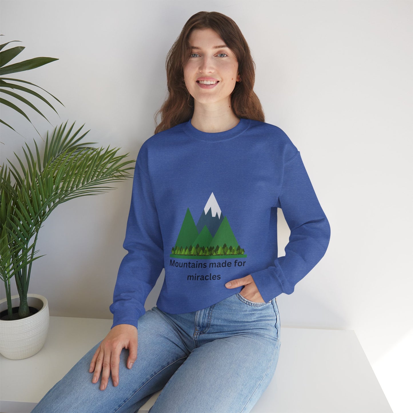 Mountains Made for Miracles Unisex Sweatshirt