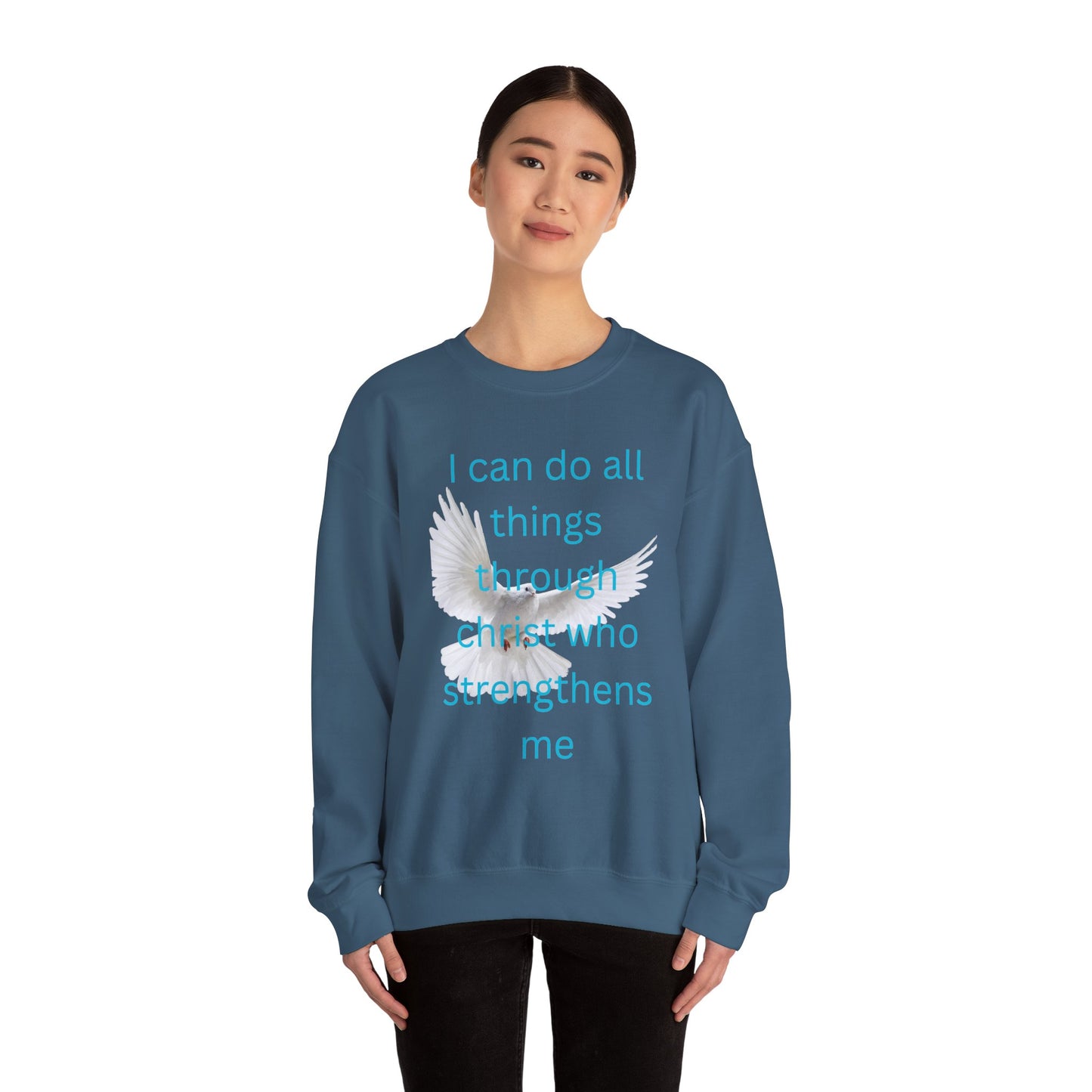 Christian Unisex Sweatshirt - White Dove Design