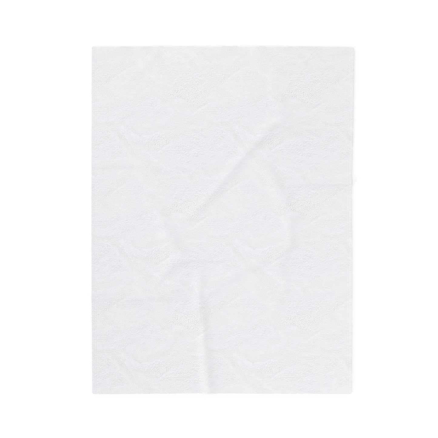 Velveteen Plush Blanket - Mama Fox and Baby Fox Snuggle Design