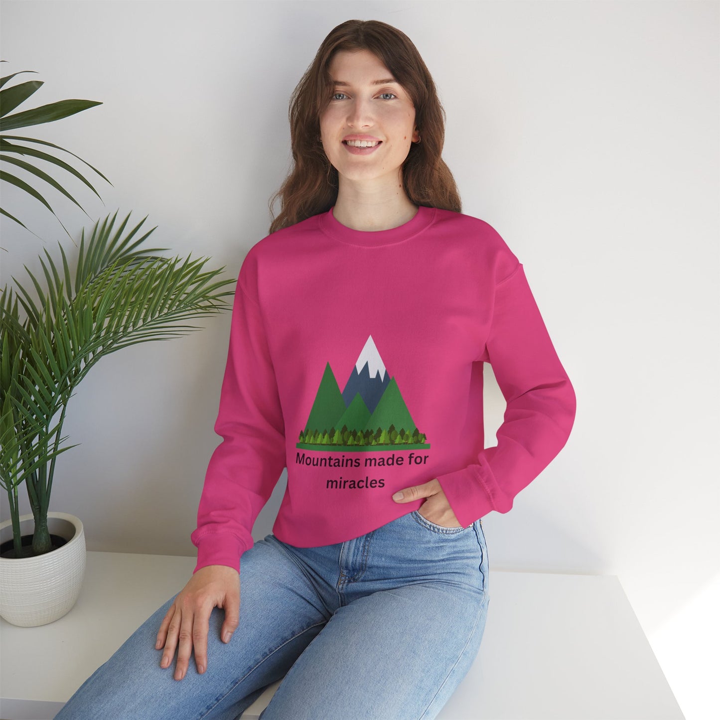 Mountains Made for Miracles Unisex Sweatshirt