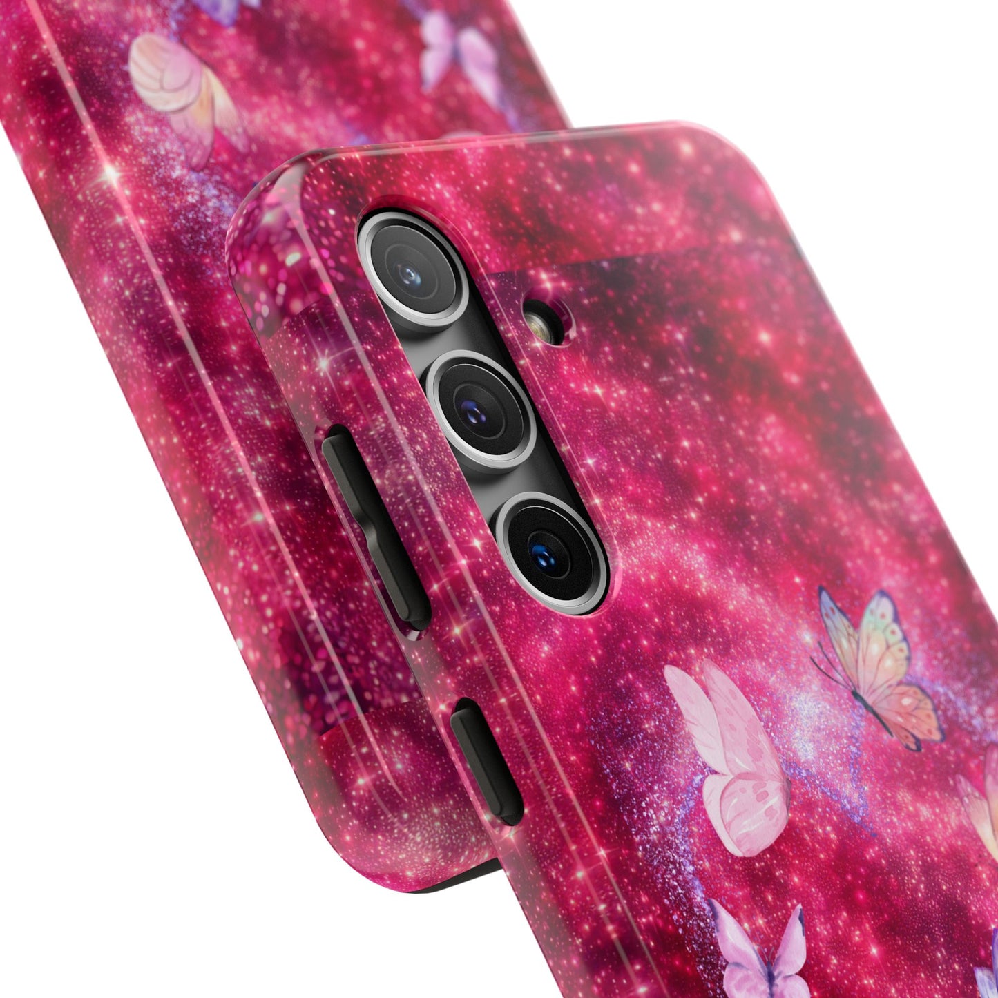 Butterfly Heart Tough Phone Cases - Vimentins Day Sparkly Design