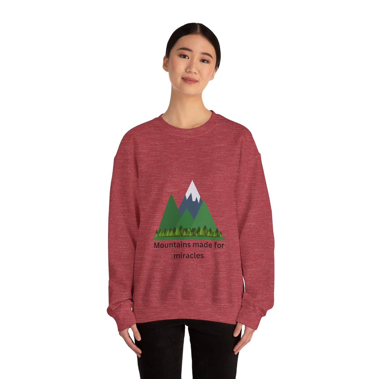 Mountains Made for Miracles Unisex Sweatshirt