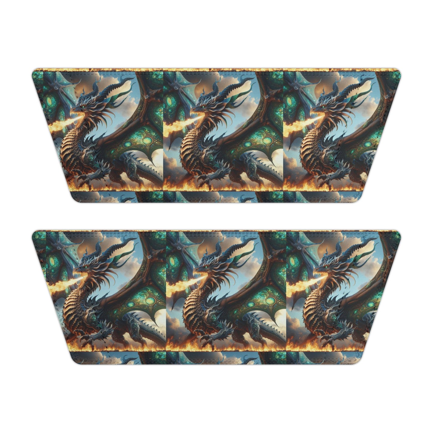 Stylish Dragon Graphic Men's Sandals - Perfect for Summer and Relaxation