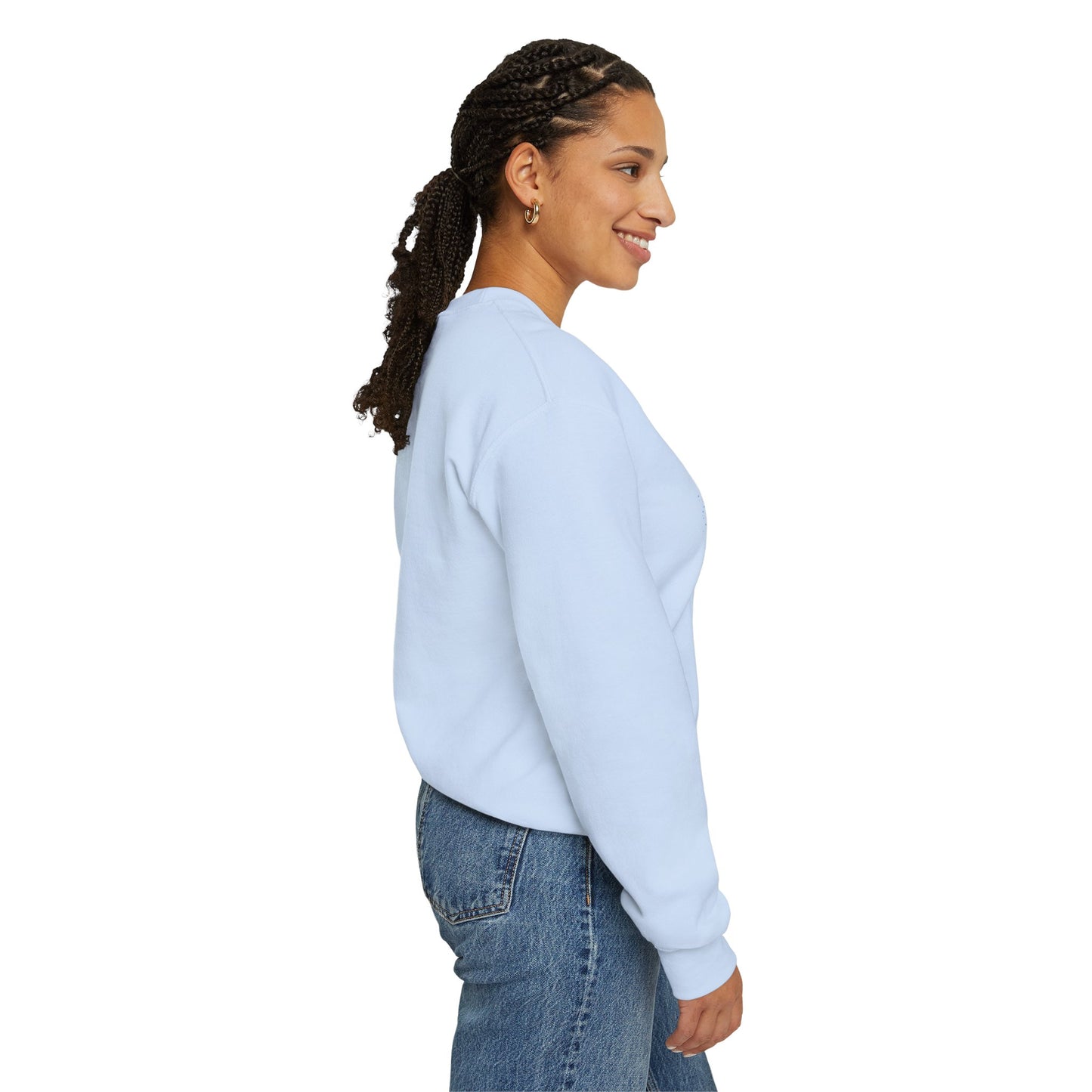 Sparkle Blue Butterfly Unisex Sweatshirt - Heavy Blend Crewneck