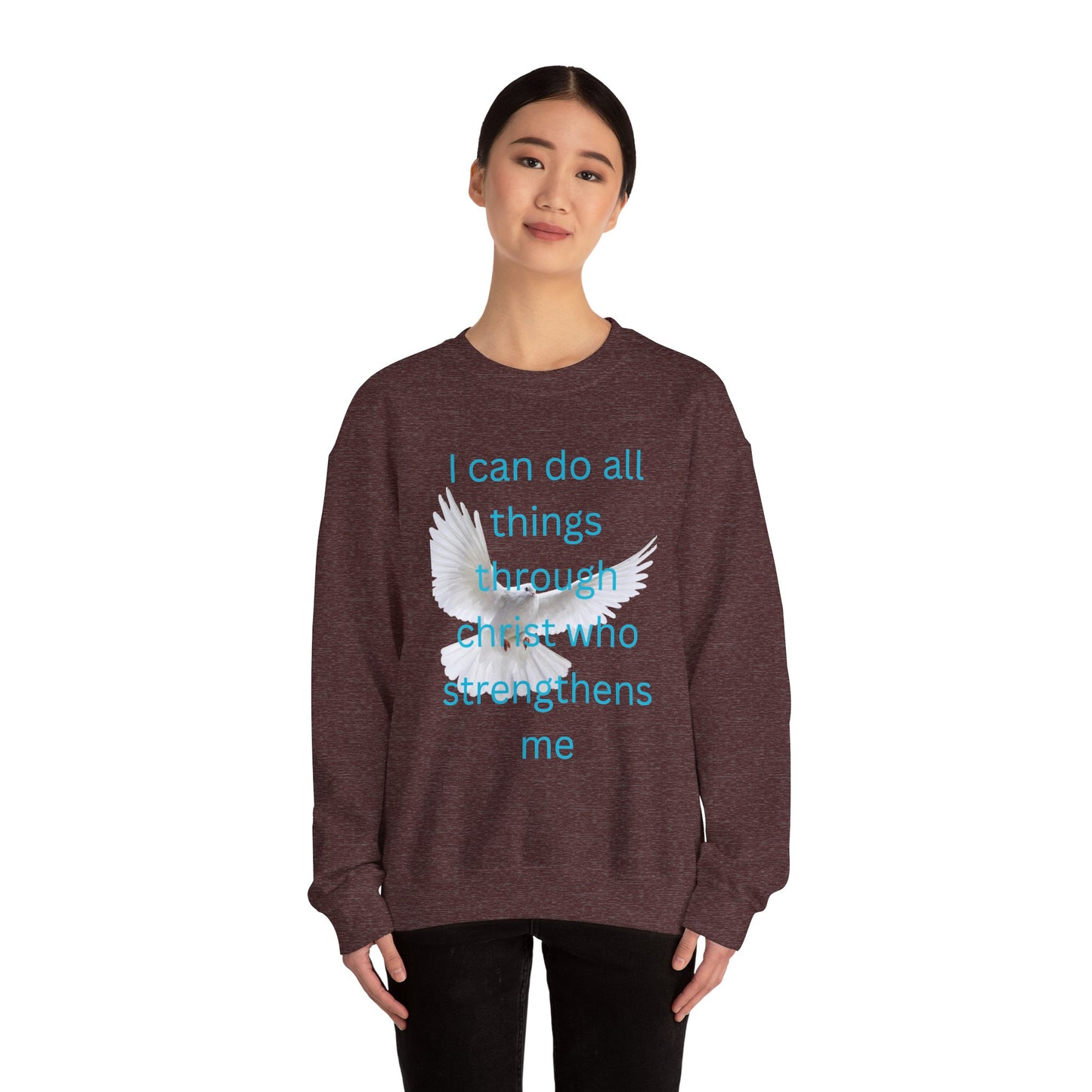 Christian Unisex Sweatshirt - White Dove Design