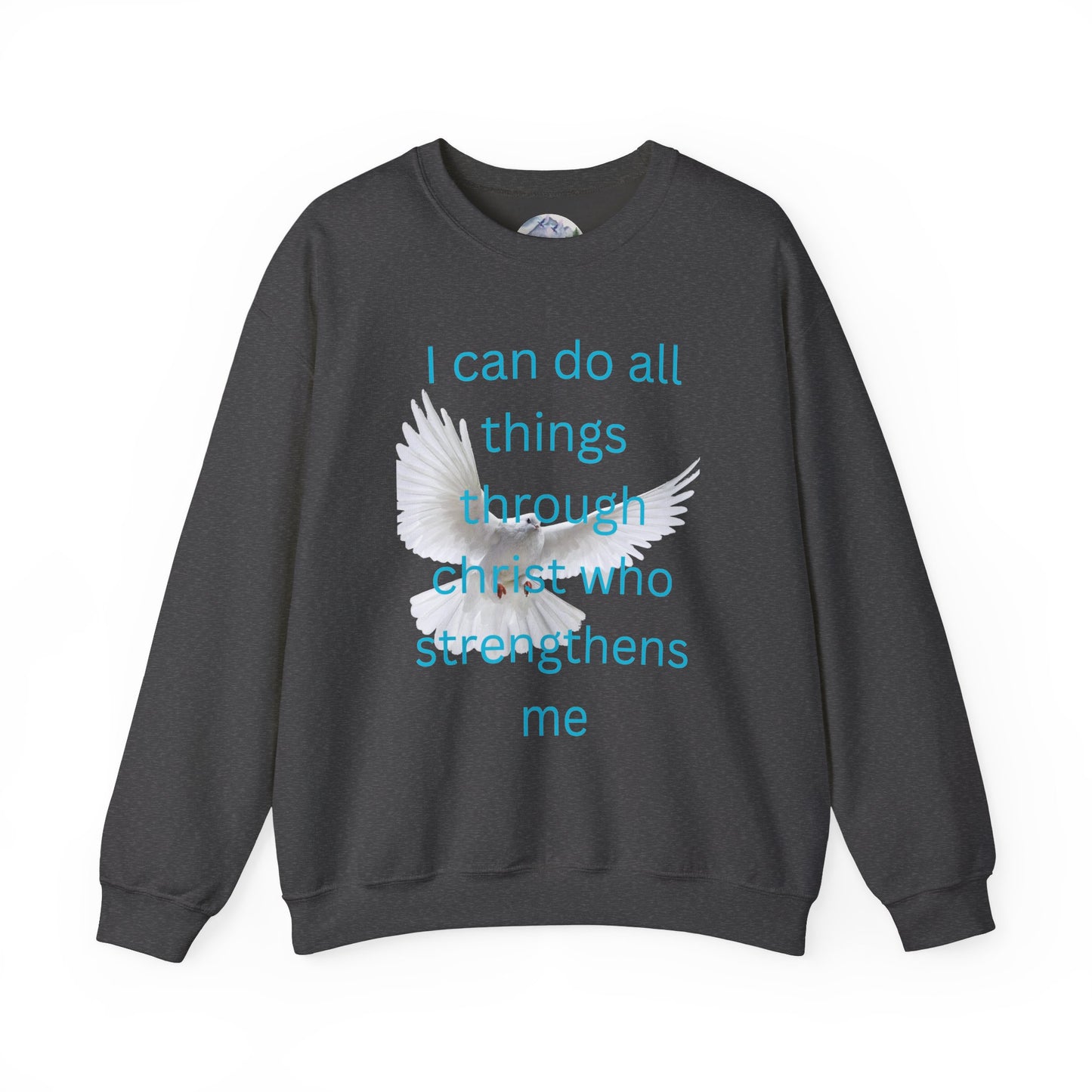 Christian Unisex Sweatshirt - White Dove Design