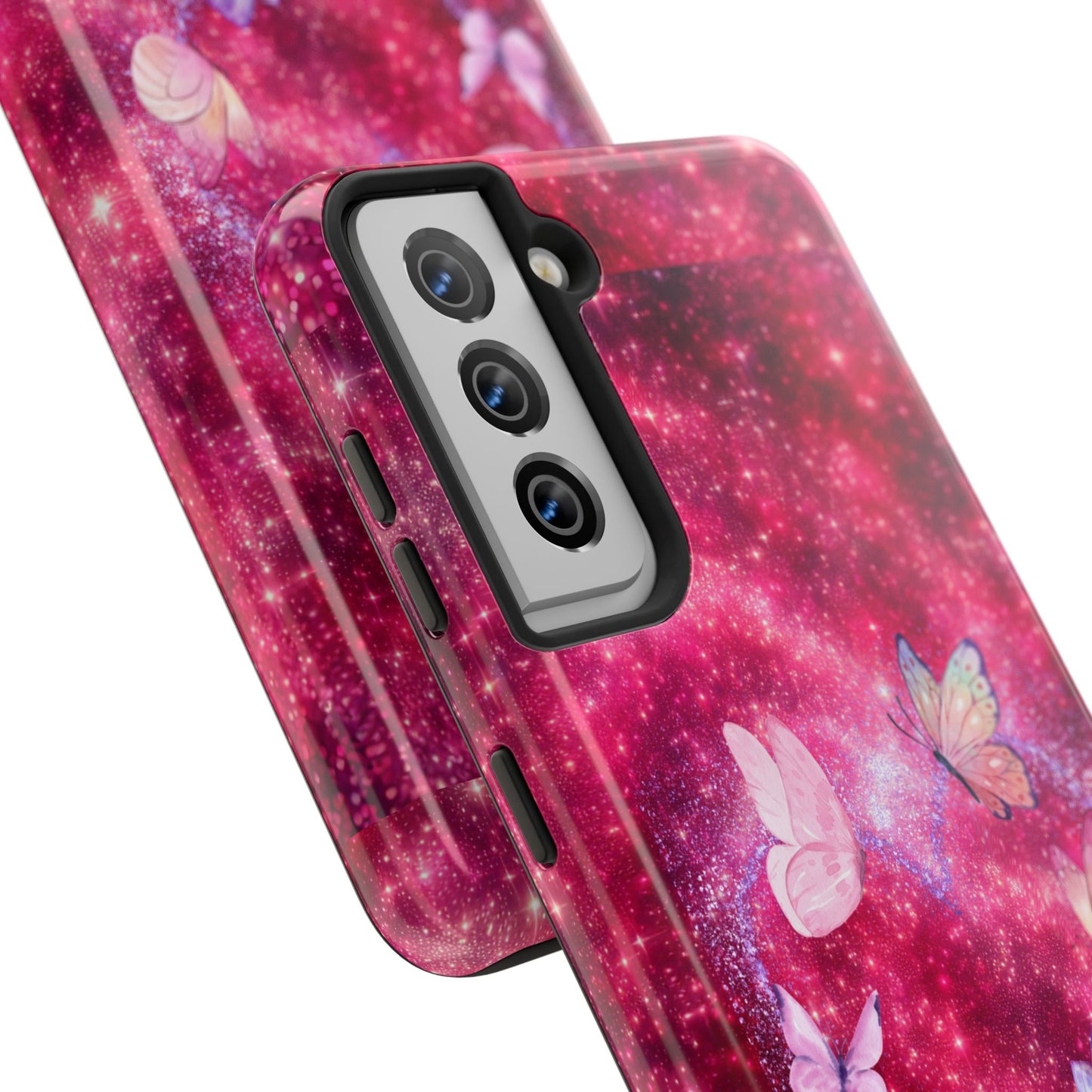 Butterfly Heart Tough Phone Cases - Vimentins Day Sparkly Design