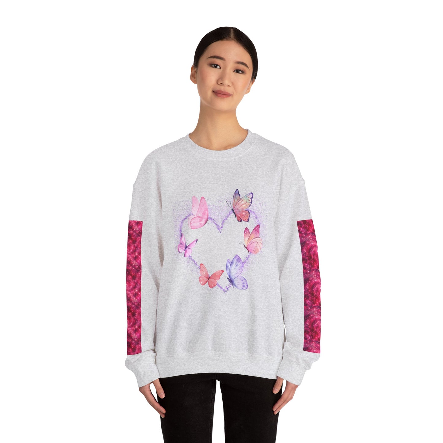 Butterfly Heart Sweatshirt - Valentine's Day Design