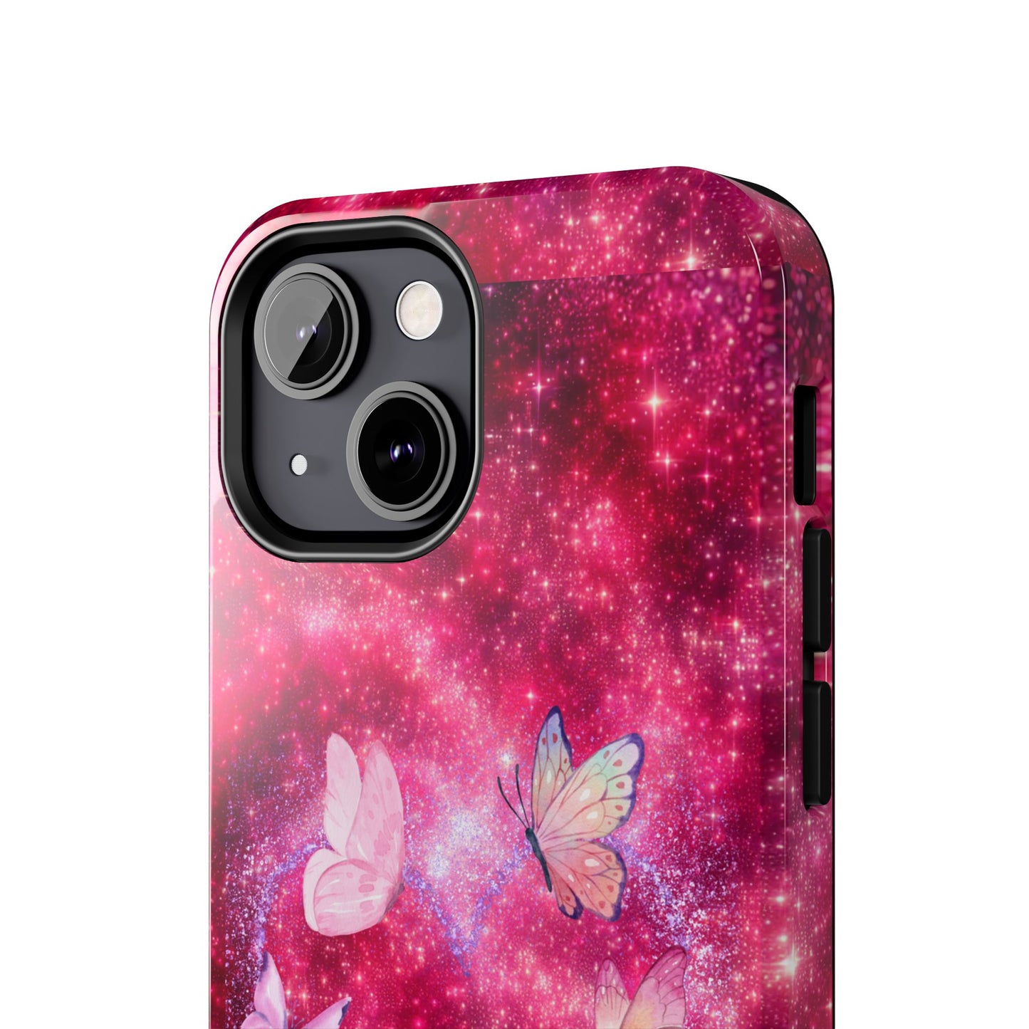 Butterfly Heart Tough Phone Cases - Vimentins Day Sparkly Design