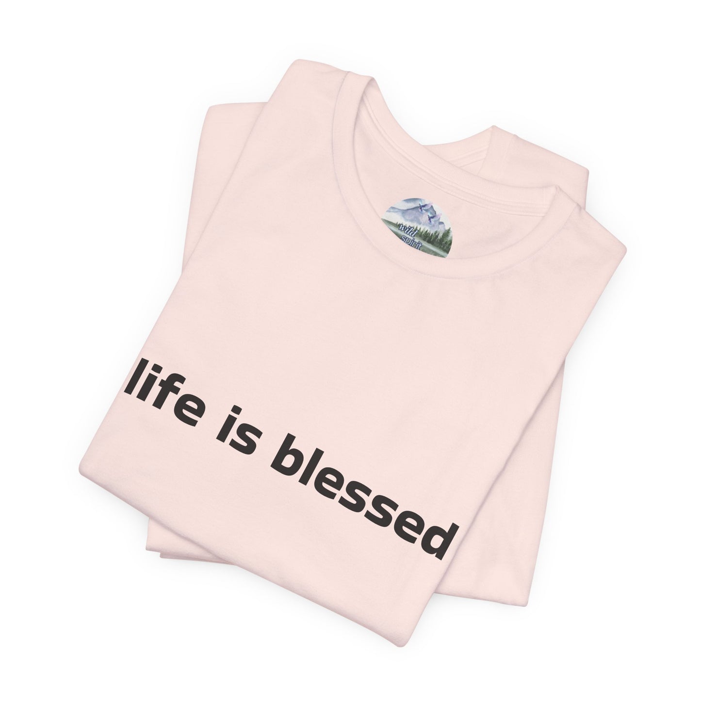 Life is Blessed Angel Wings Unisex T-Shirt