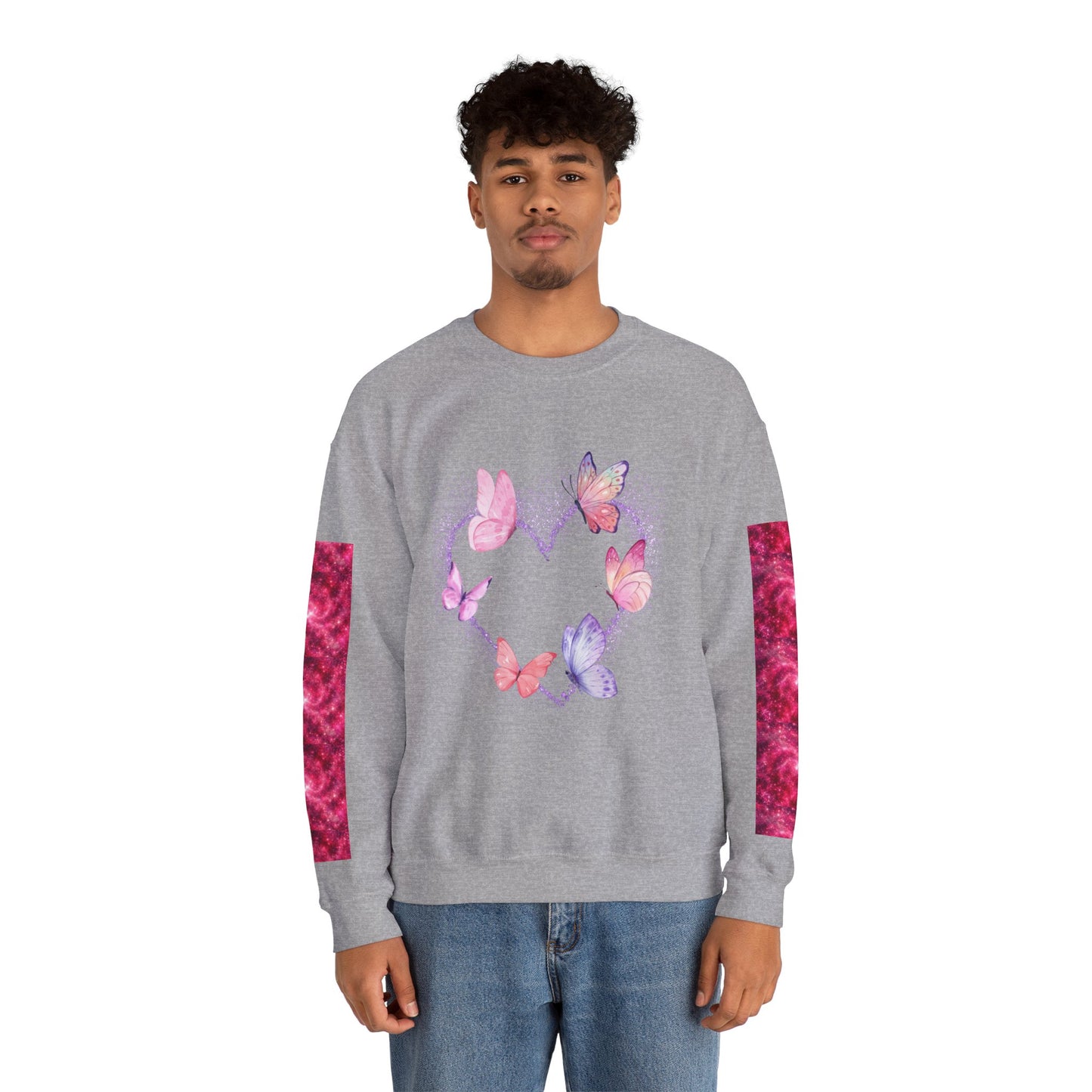 Butterfly Heart Sweatshirt - Valentine's Day Design