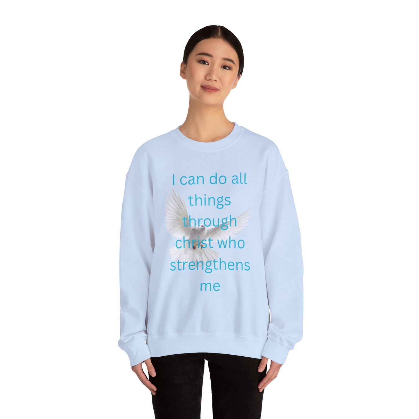 Christian Unisex Sweatshirt - White Dove Design