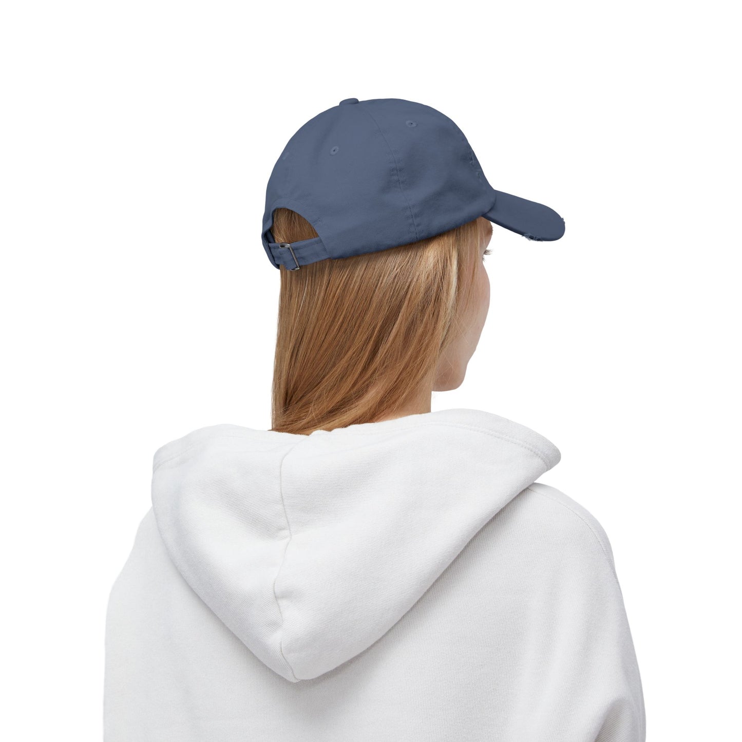 Unisex Distressed Cross Cap - Faith-Inspired Fashion Accessory