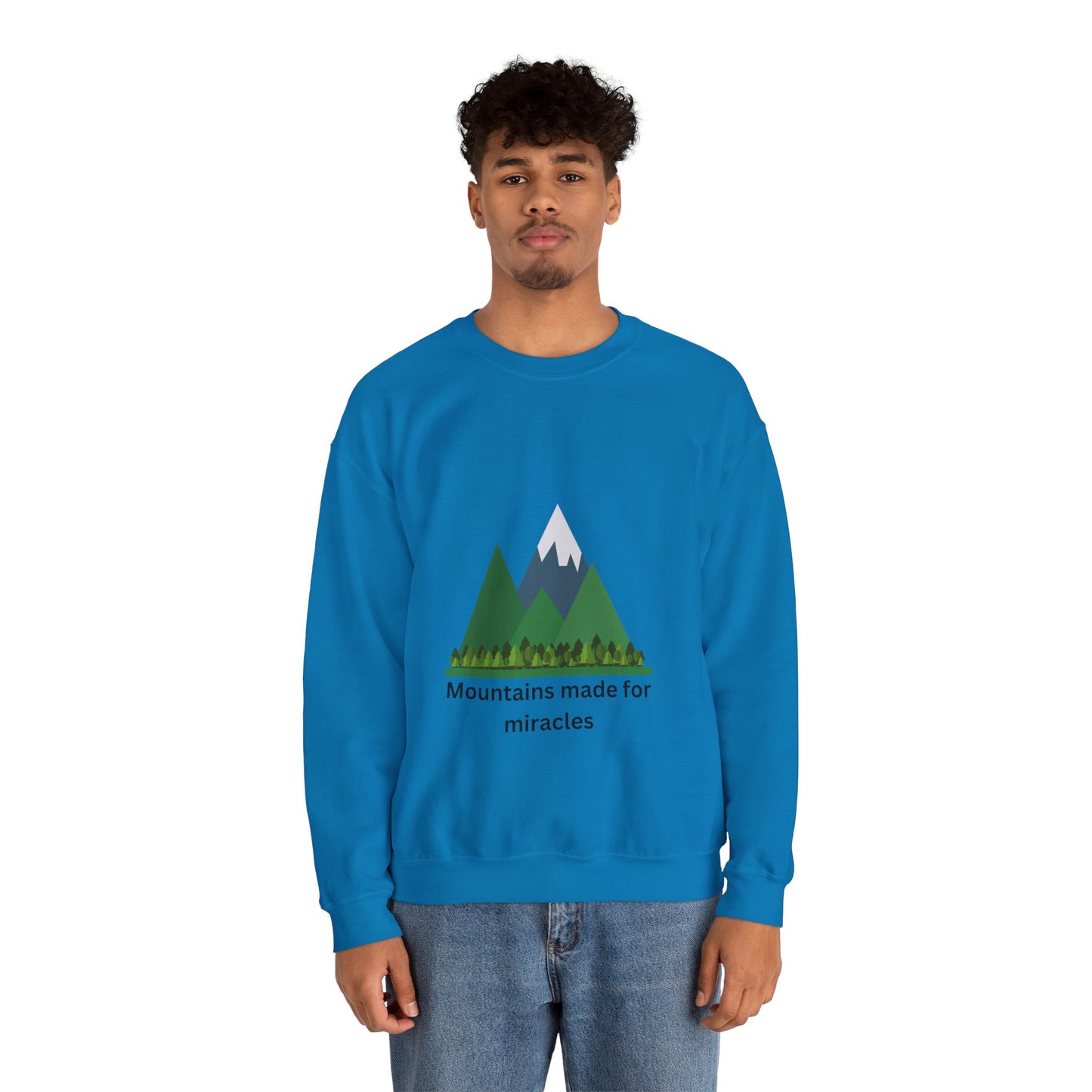 Mountains Made for Miracles Unisex Sweatshirt