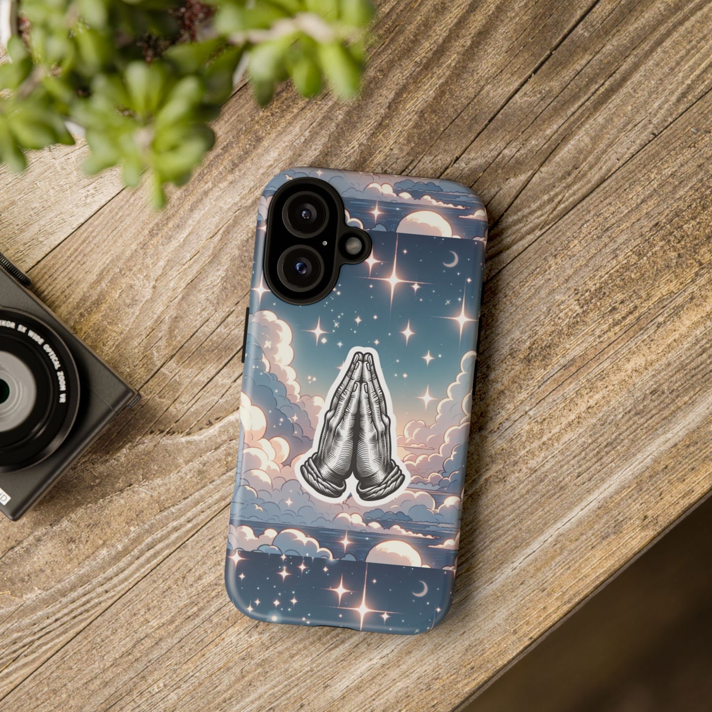 Tough Cases Praying Hands iPhone Case