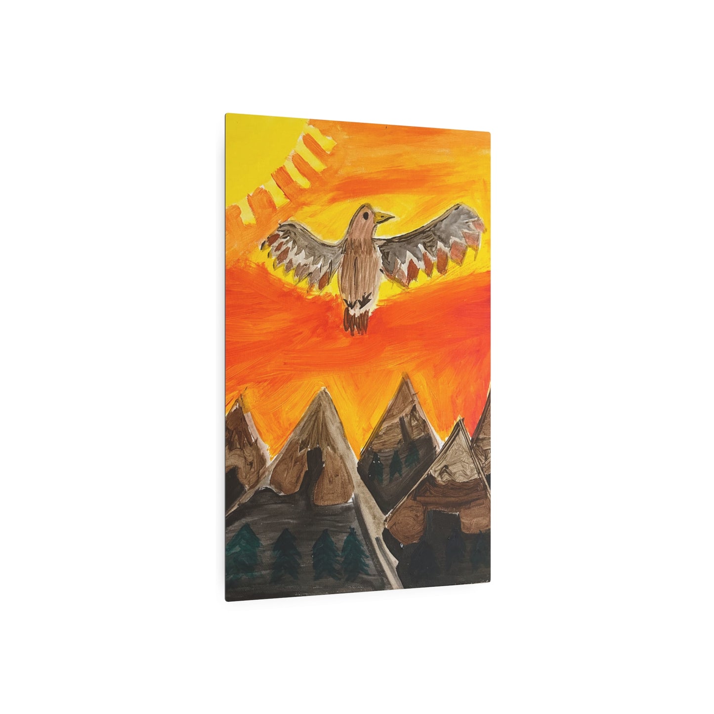 Metal Art Sign - Free Bird Wall Decor
