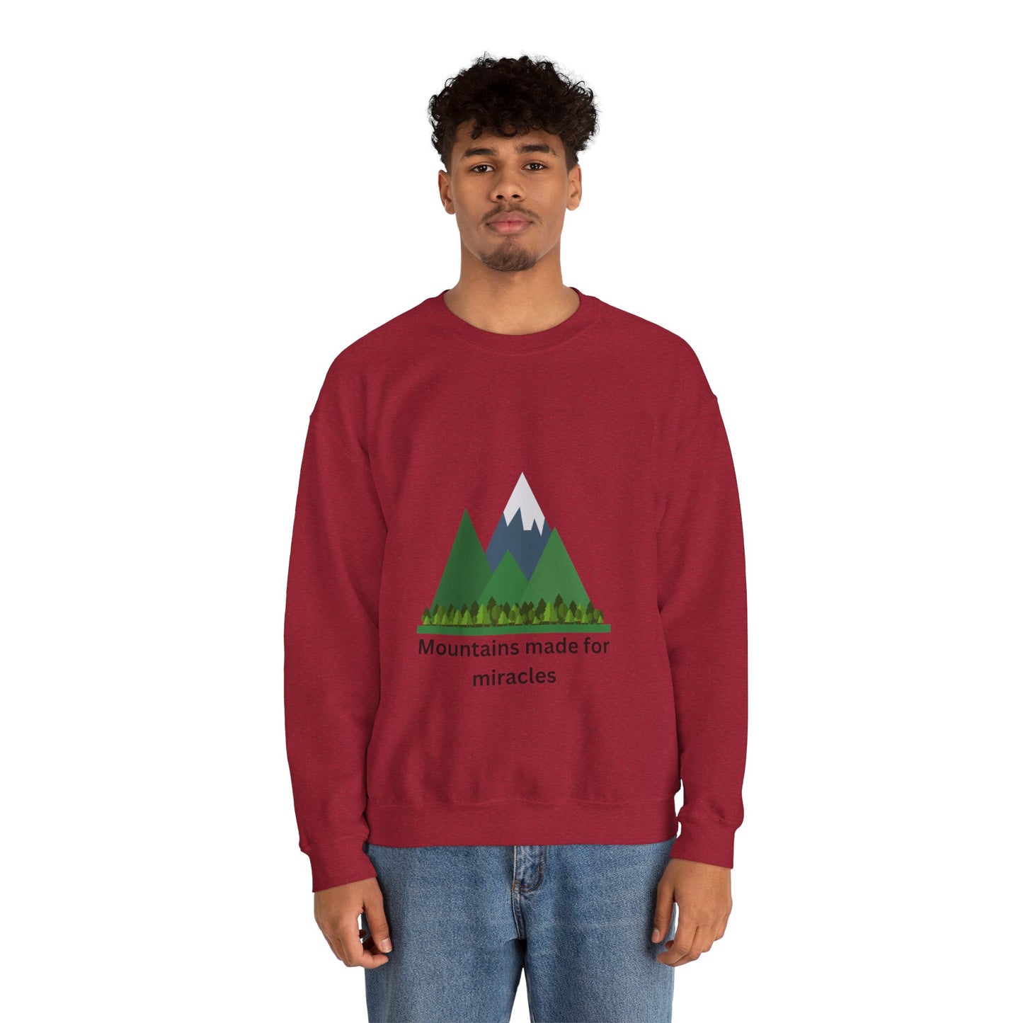 Mountains Made for Miracles Unisex Sweatshirt