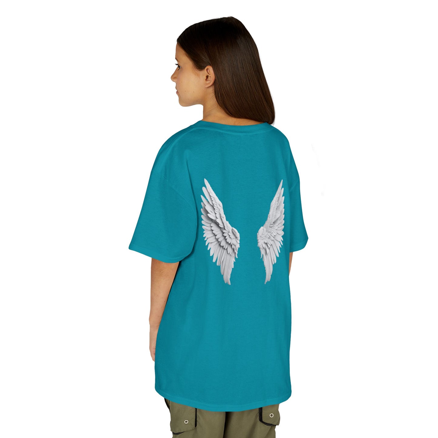 Blessed Kids Tee with Angel Wings