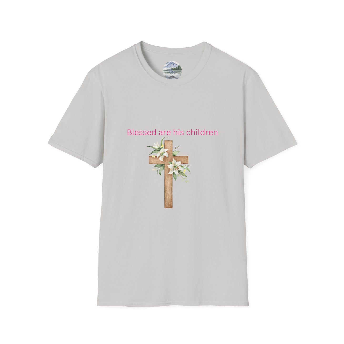 Blessed Are His Children Unisex Softstyle T-Shirt - Faith-Inspired Apparel