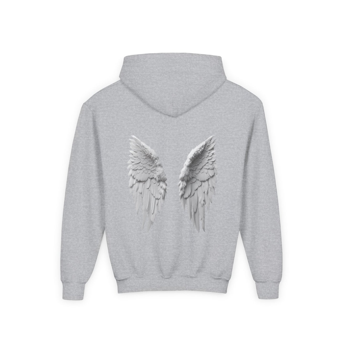 Inspirational Youth Hoodie - God Has Big Plans Design with Wings