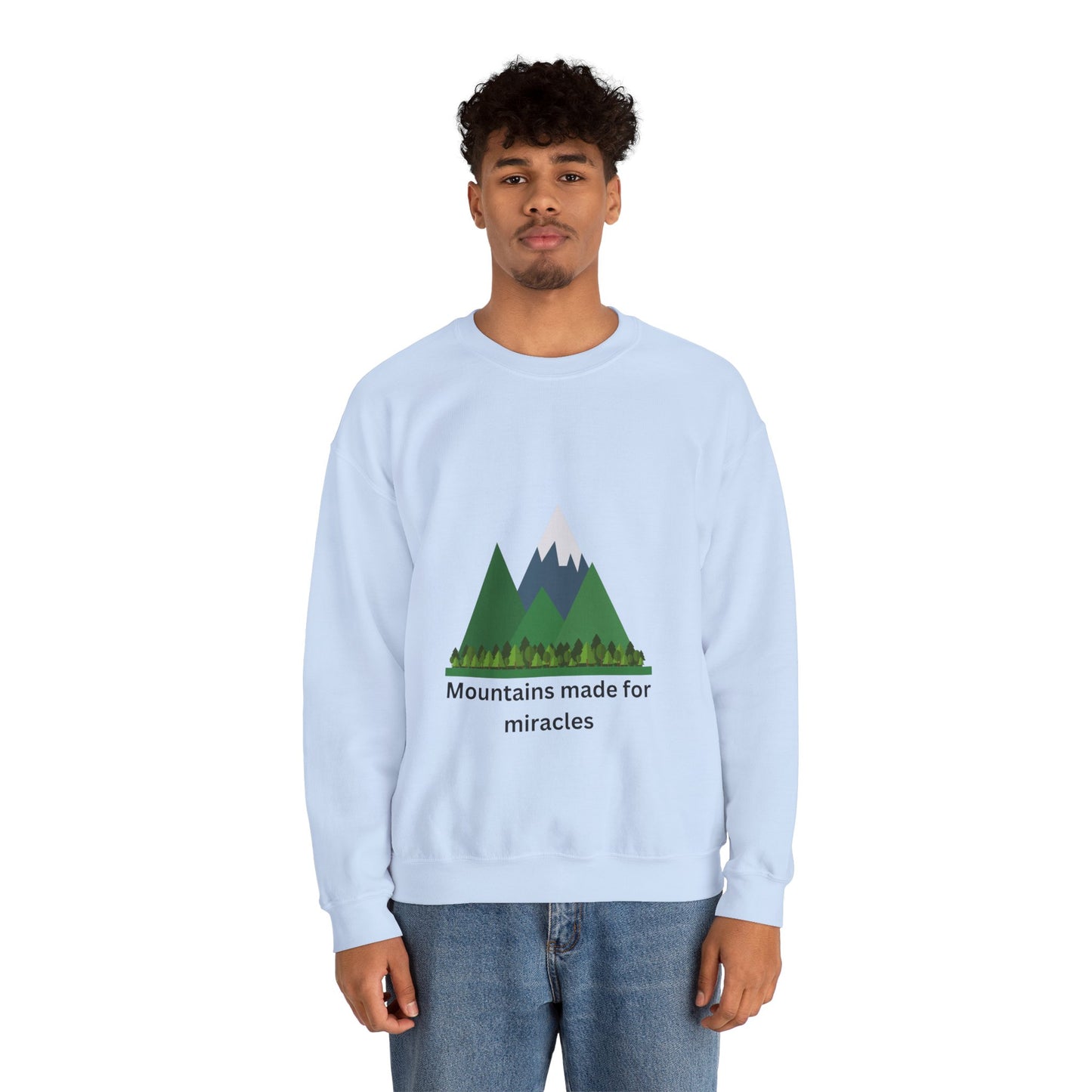Mountains Made for Miracles Unisex Sweatshirt
