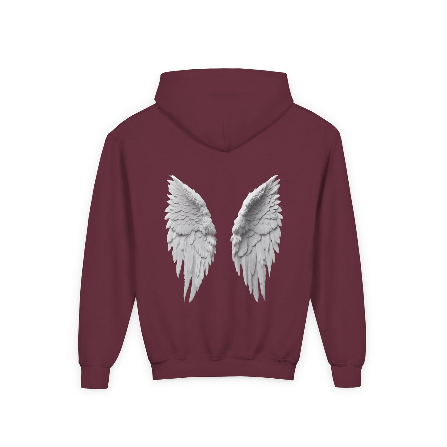 Inspirational Youth Hoodie - God Has Big Plans Design with Wings