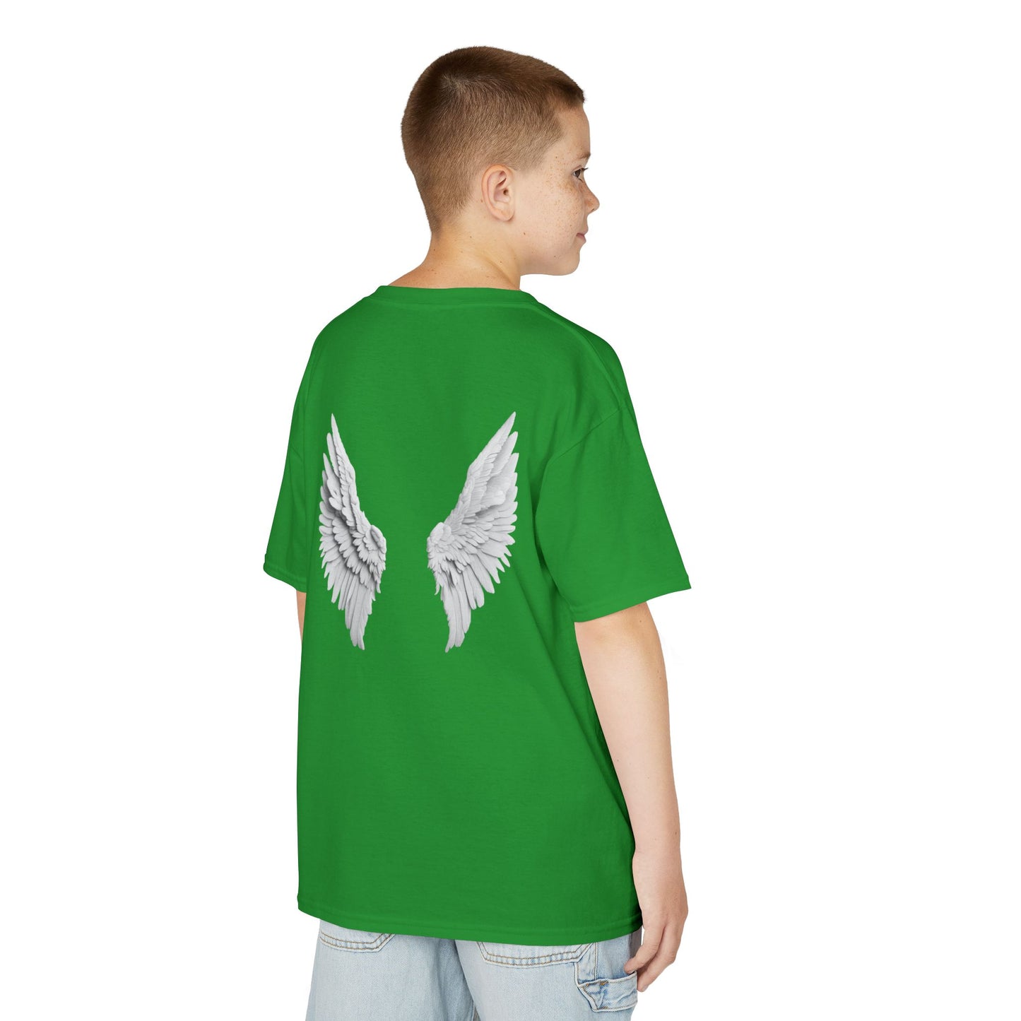 Blessed Kids Tee with Angel Wings