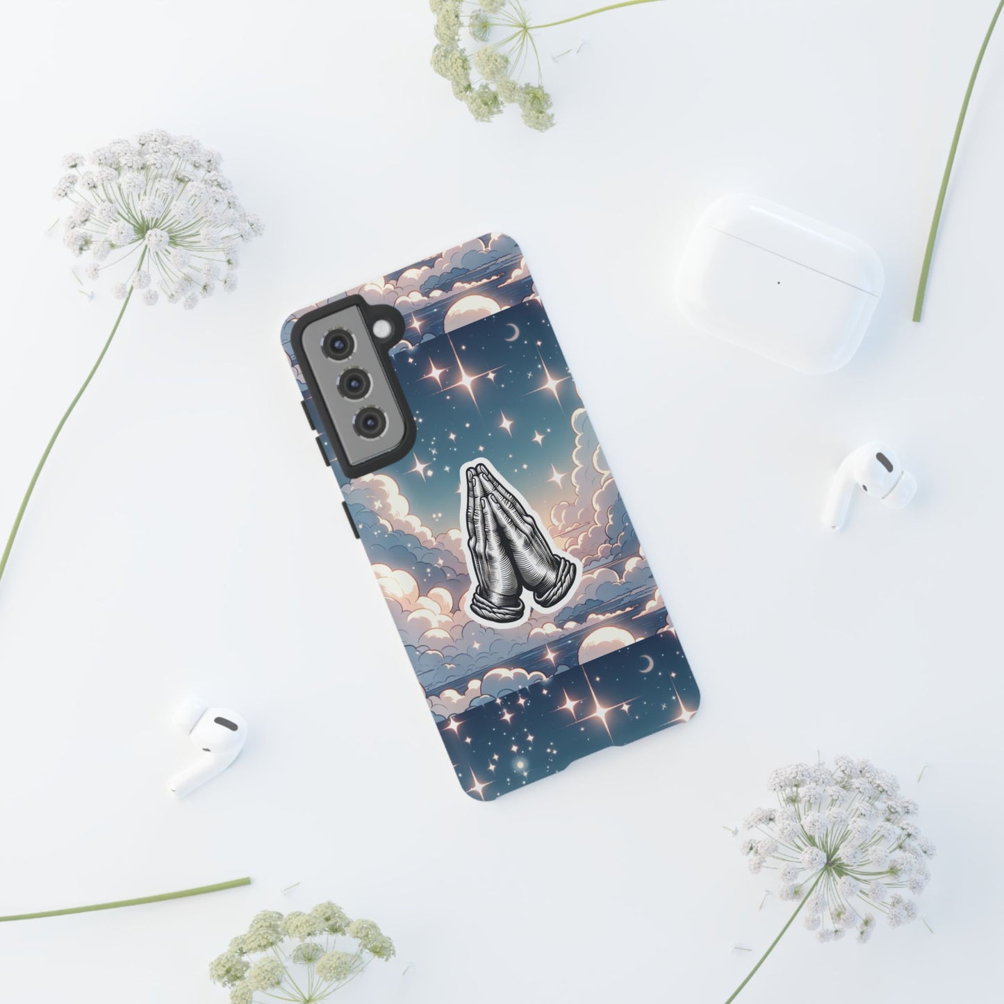 Tough Cases Praying Hands iPhone Case