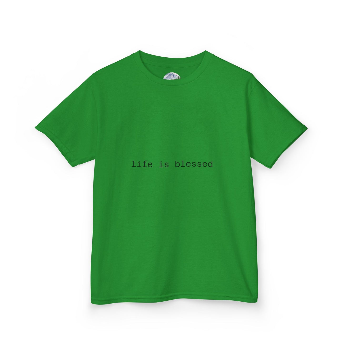 Blessed Kids Tee with Angel Wings