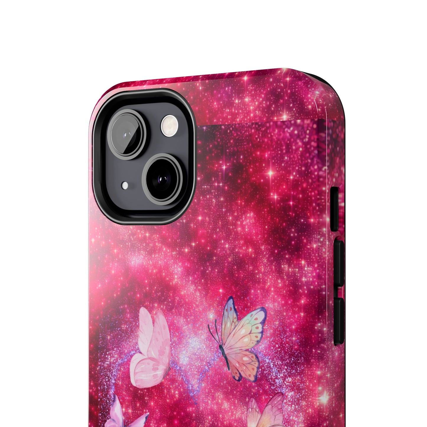Butterfly Heart Tough Phone Cases - Vimentins Day Sparkly Design