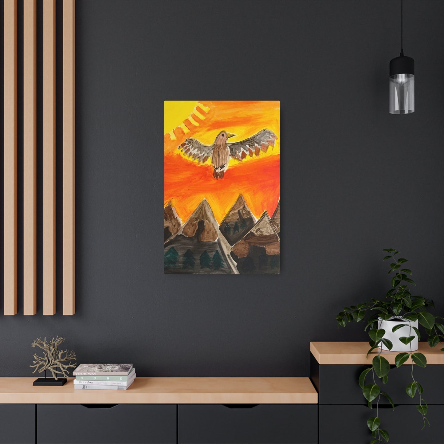 Metal Art Sign - Free Bird Wall Decor