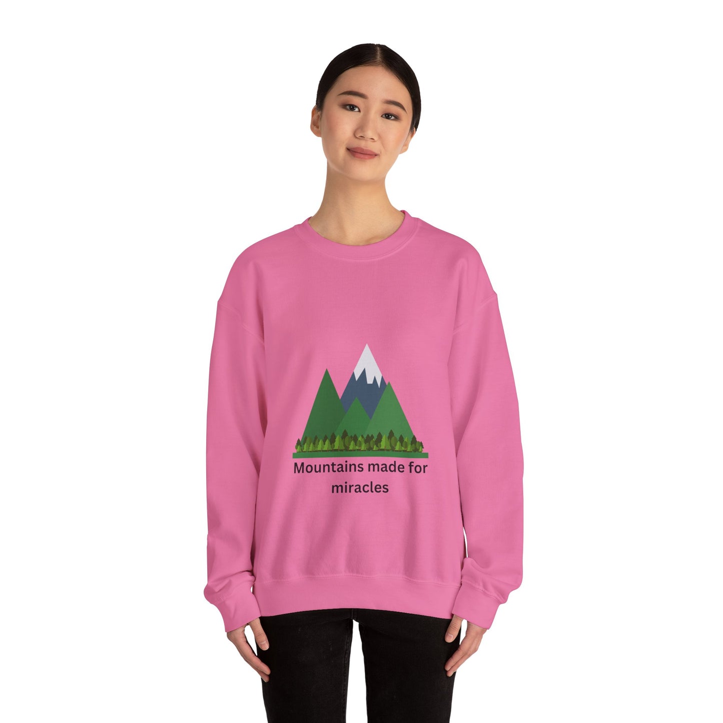 Mountains Made for Miracles Unisex Sweatshirt