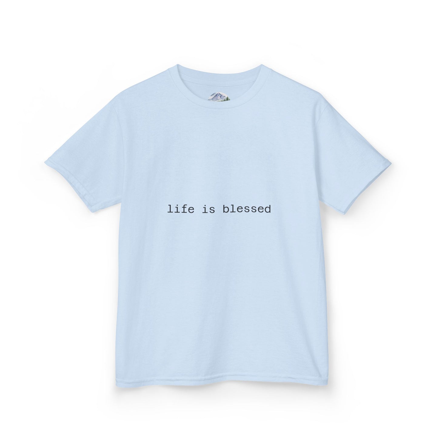 Blessed Kids Tee with Angel Wings