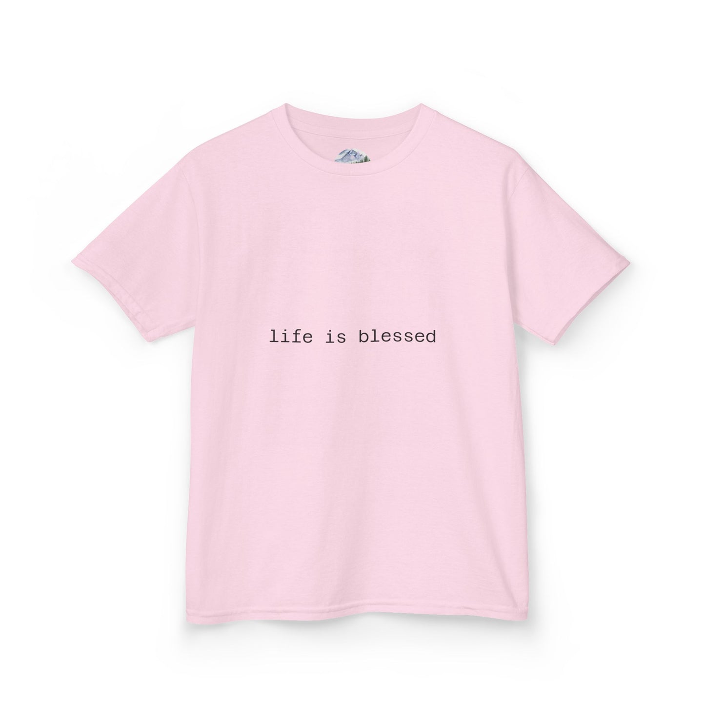 Blessed Kids Tee with Angel Wings
