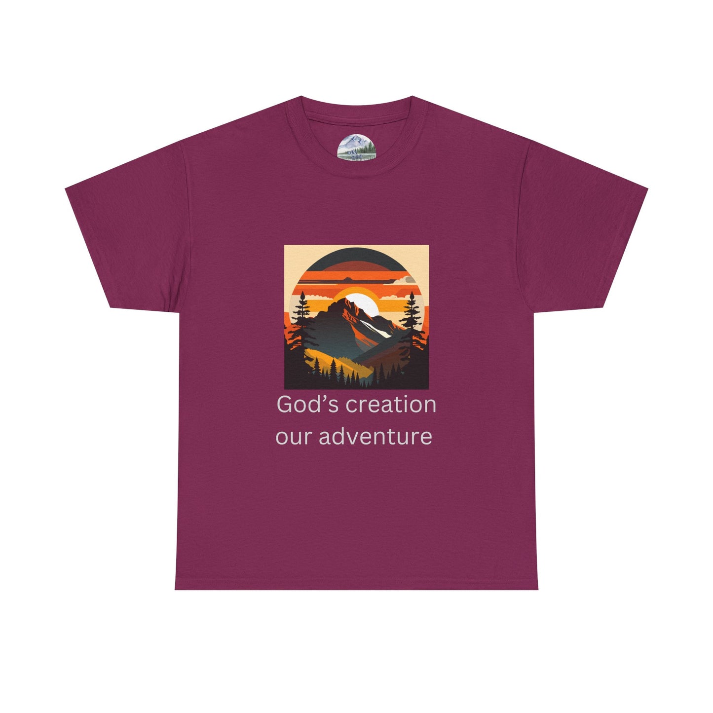 Mountain Sunset Unisex Tee - God's Creation Our Adventure