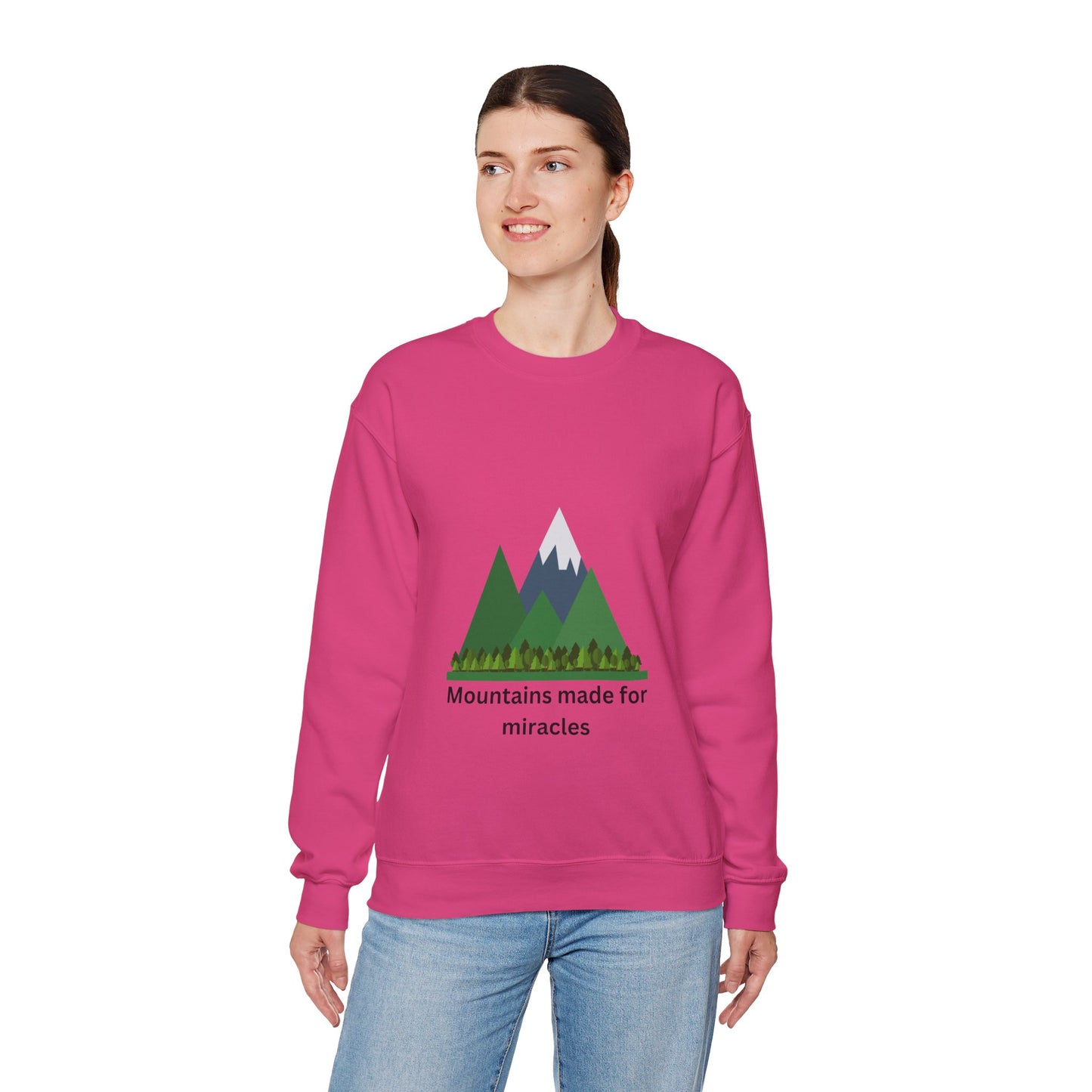 Mountains Made for Miracles Unisex Sweatshirt