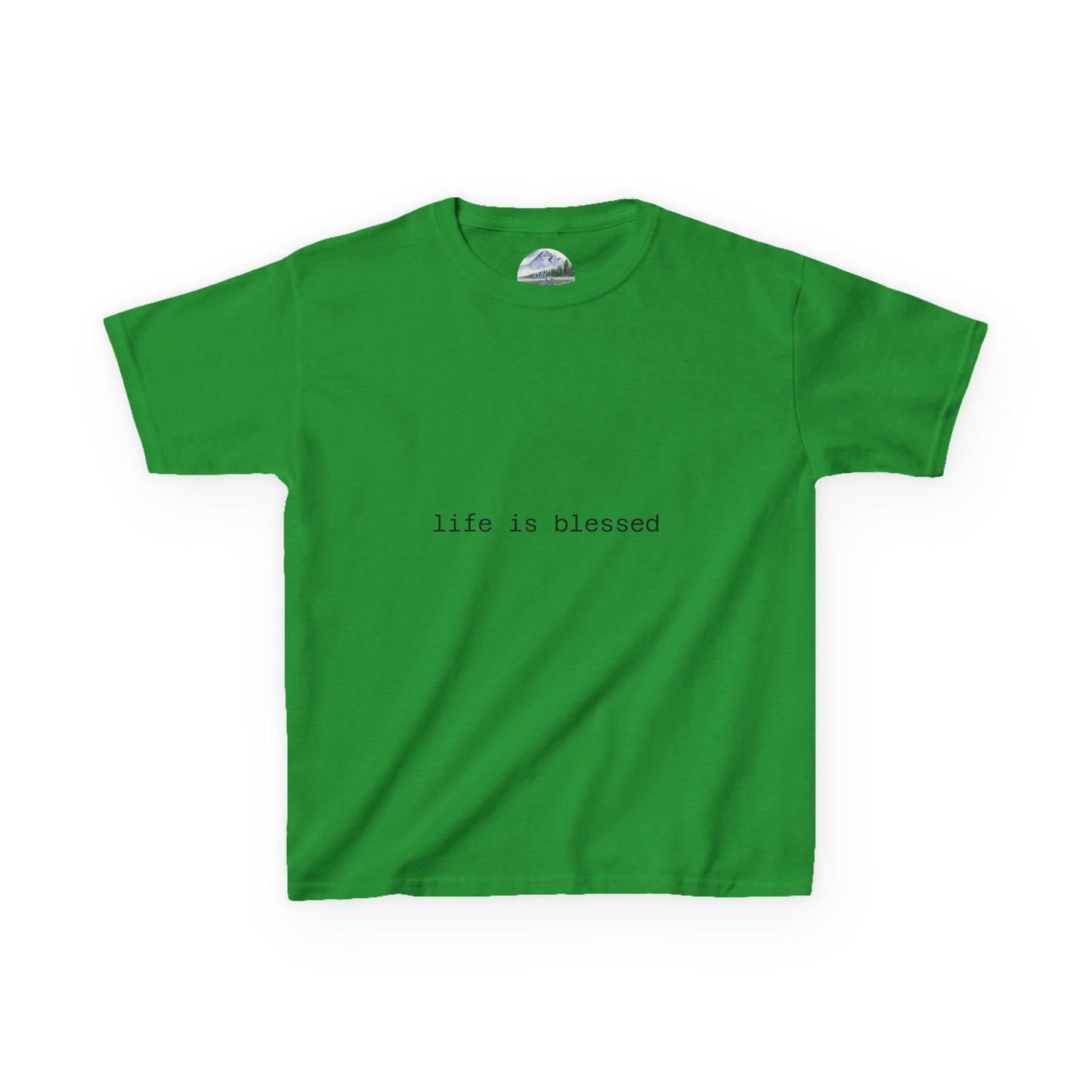 Blessed Kids Tee with Angel Wings