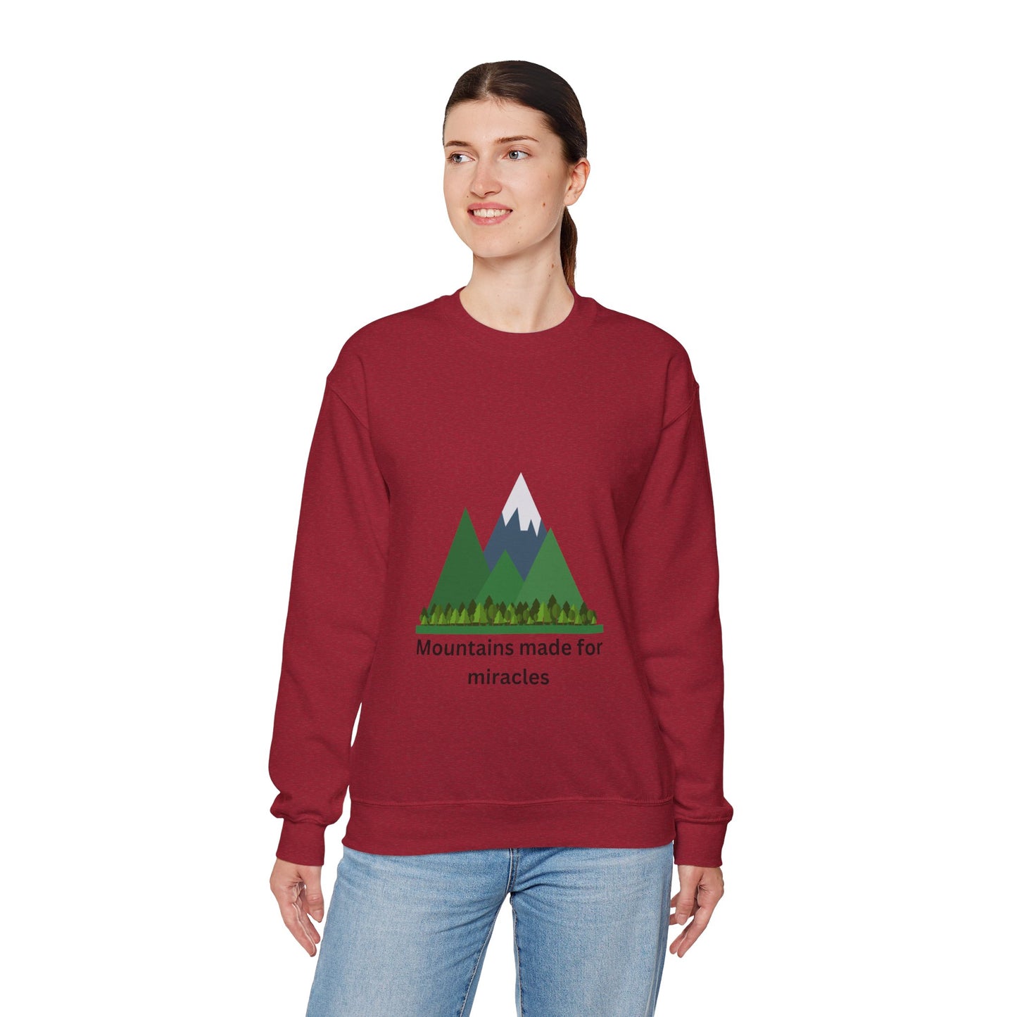 Mountains Made for Miracles Unisex Sweatshirt