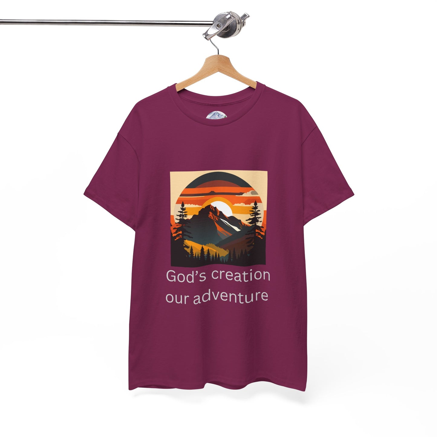 Mountain Sunset Unisex Tee - God's Creation Our Adventure