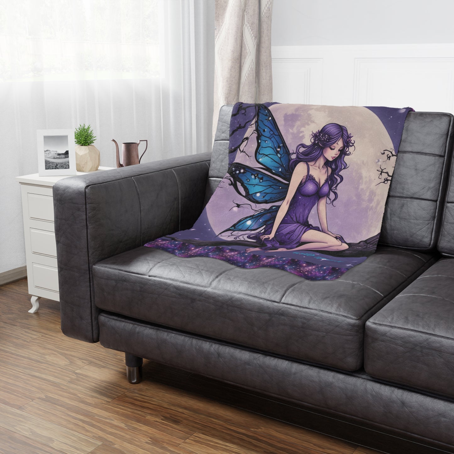 Microfiber Blanket - Fairy Night Scene