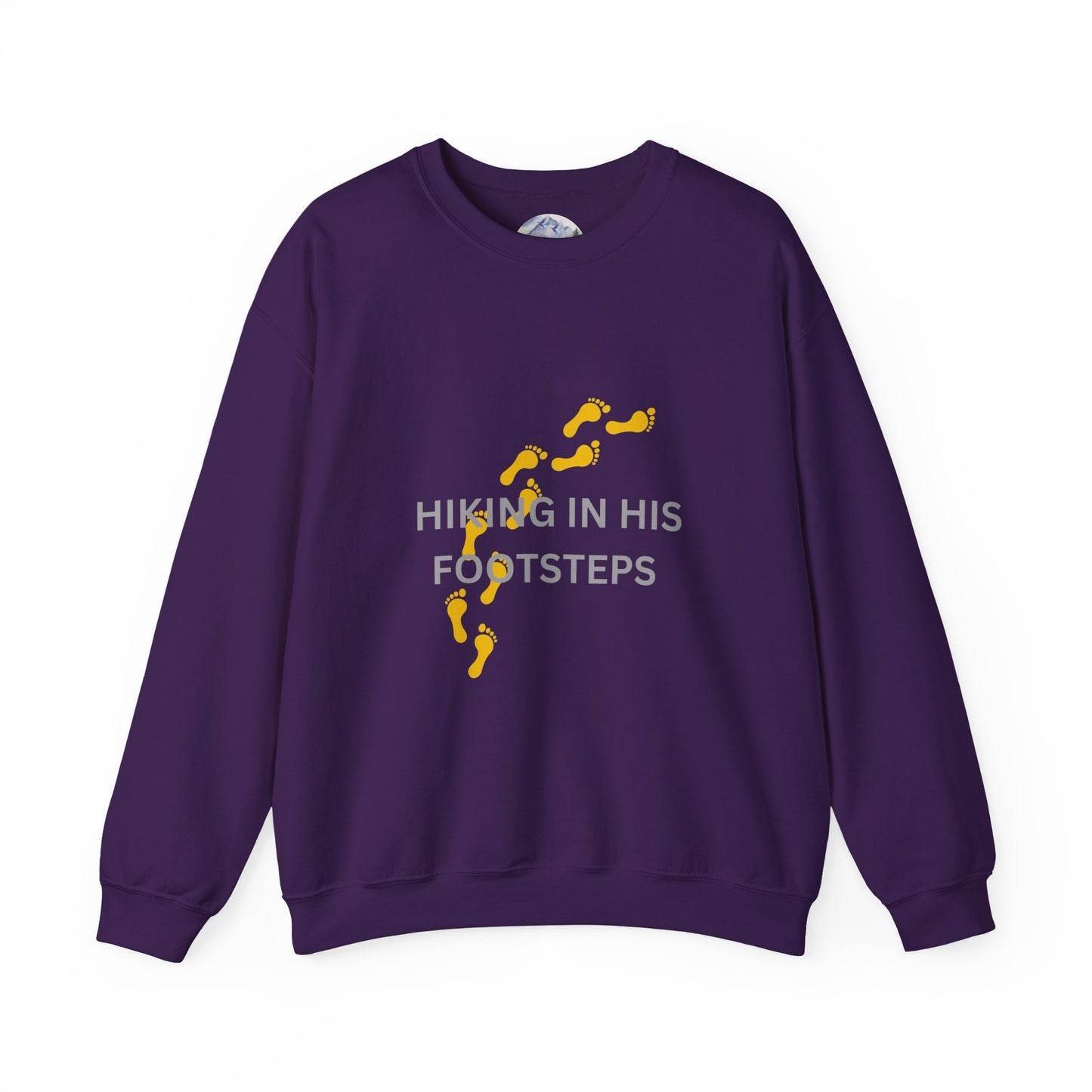 Hiking In His Footsteps Unisex Sweatshirt