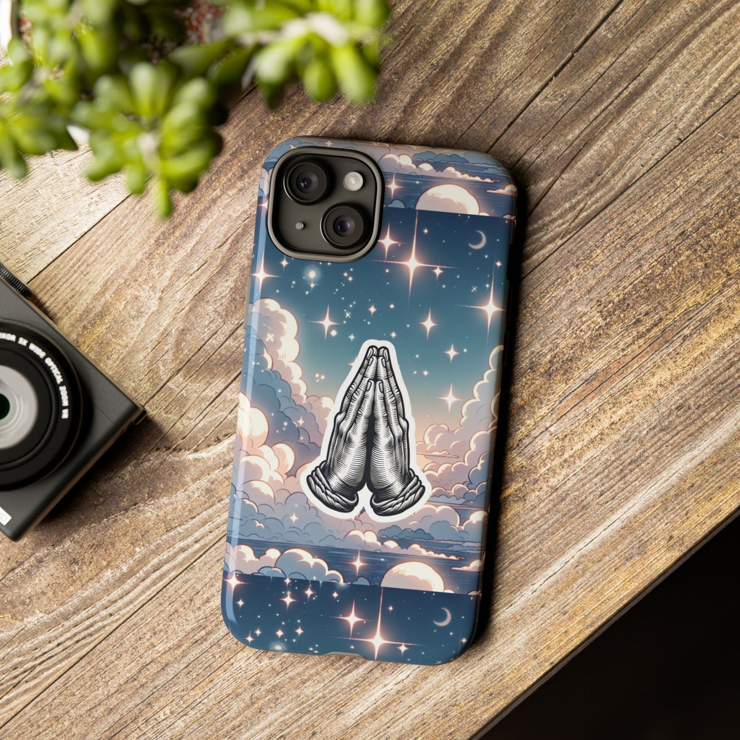 Tough Cases Praying Hands iPhone Case