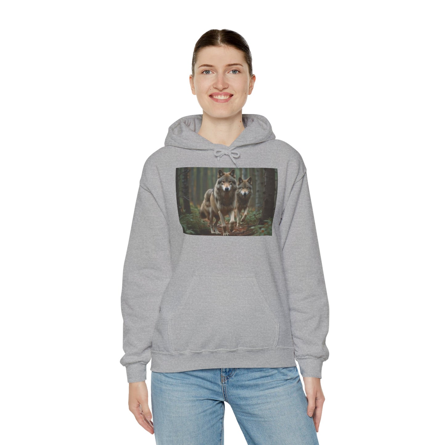 Wolf Forest Unisex Hoodie Sweatshirt