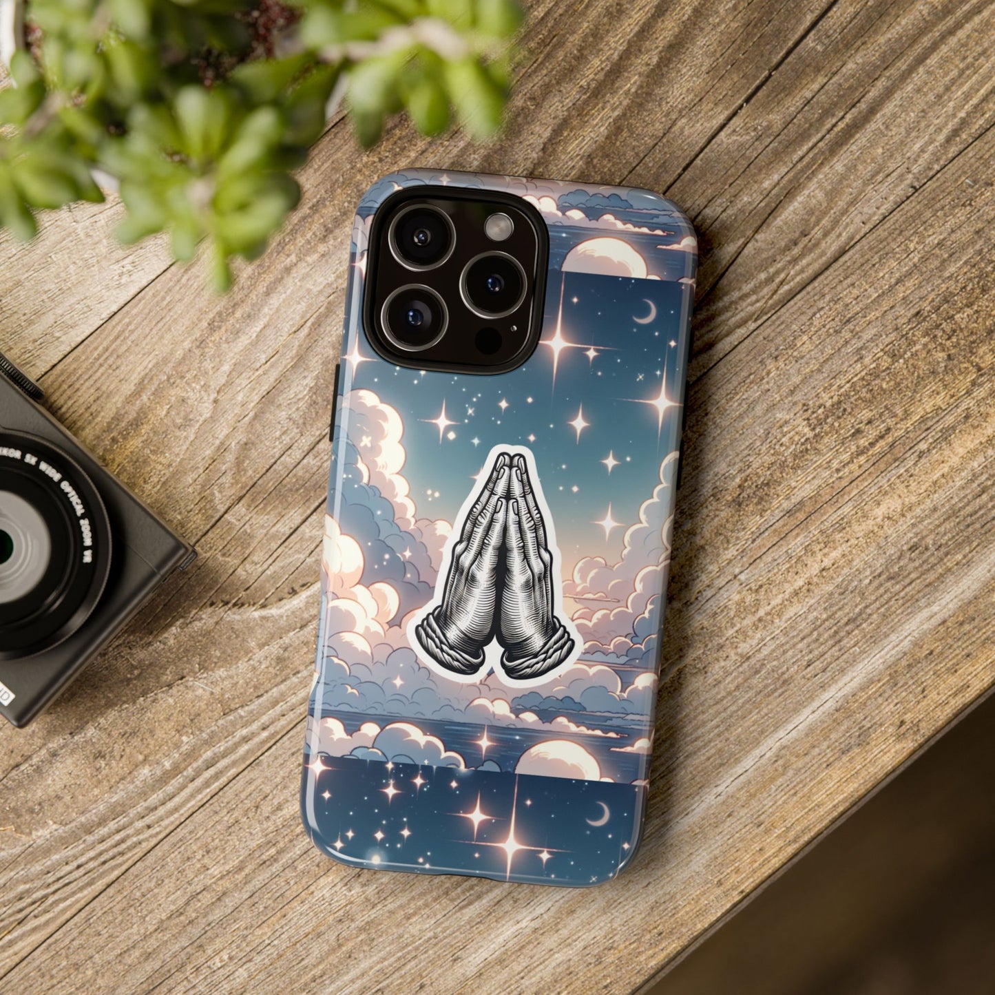 Tough Cases Praying Hands iPhone Case