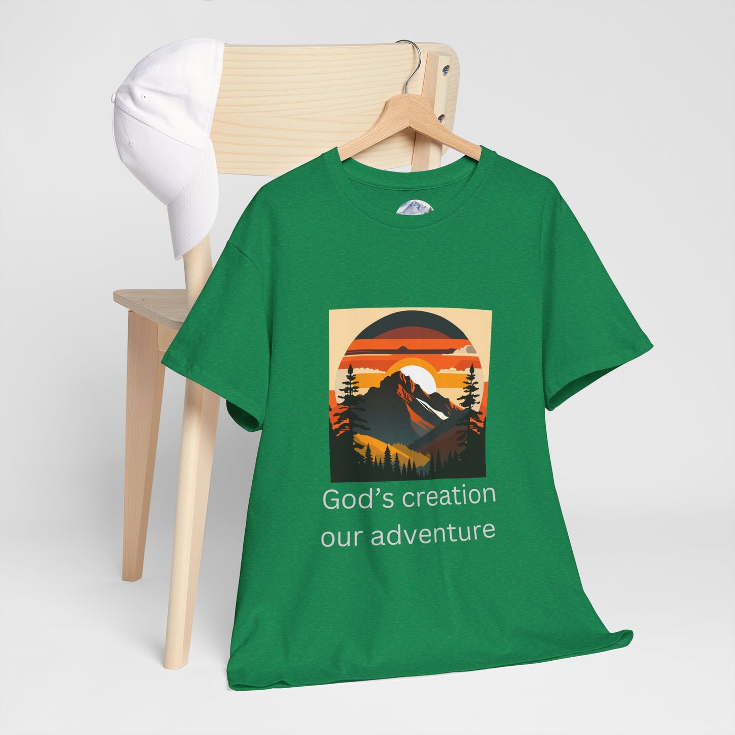 Mountain Sunset Unisex Tee - God's Creation Our Adventure
