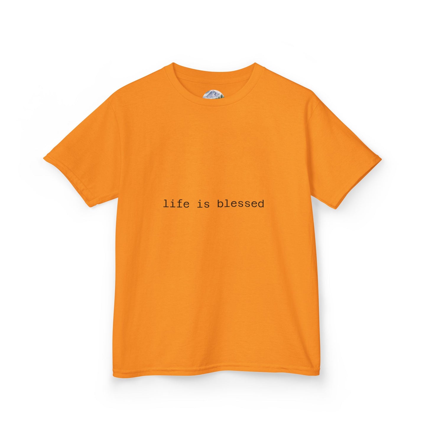 Blessed Kids Tee with Angel Wings