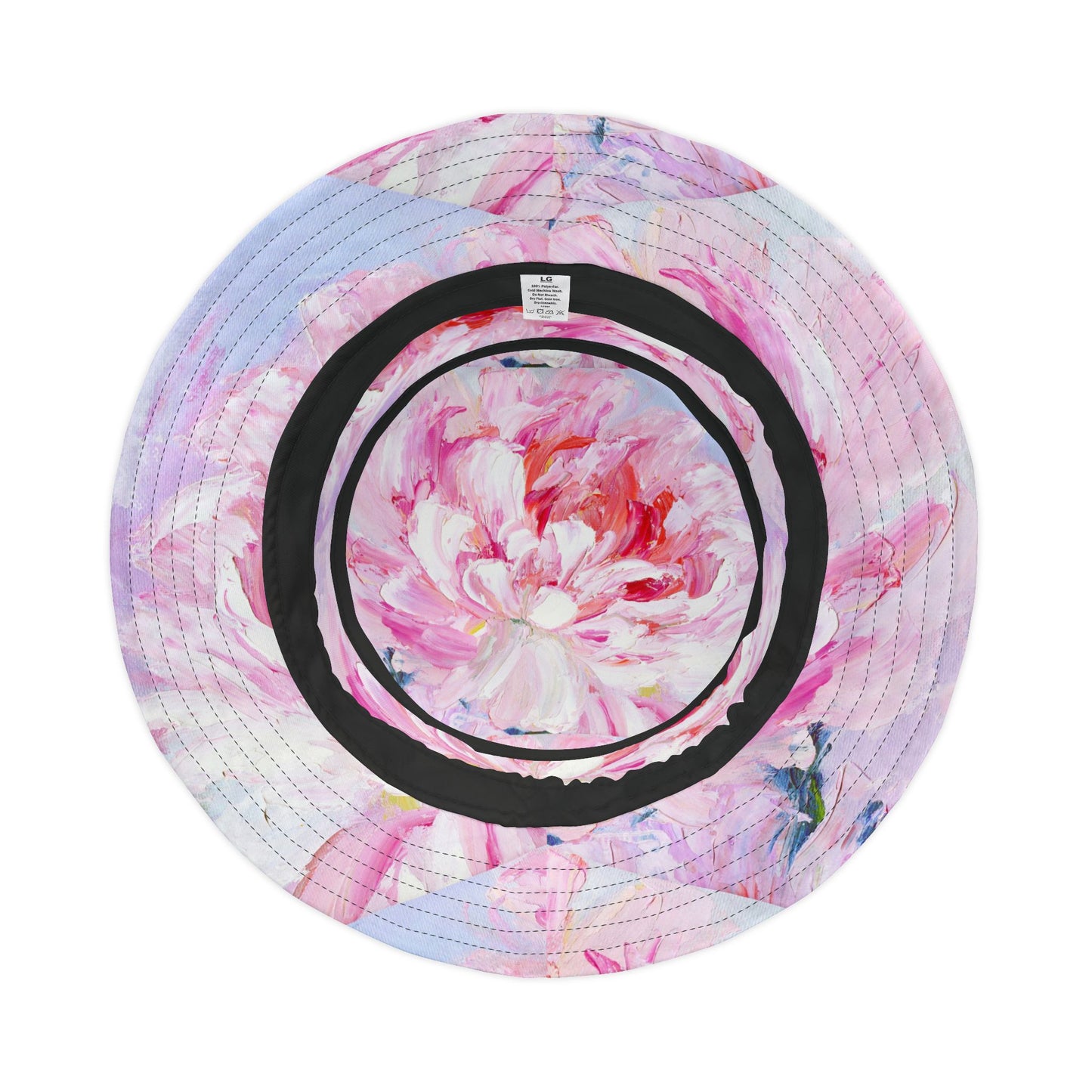 Floral Bucket Hat - Pink AOP, Summer Accessory, Boho Style, Gift for Her, Beachwear, Festival Fashion