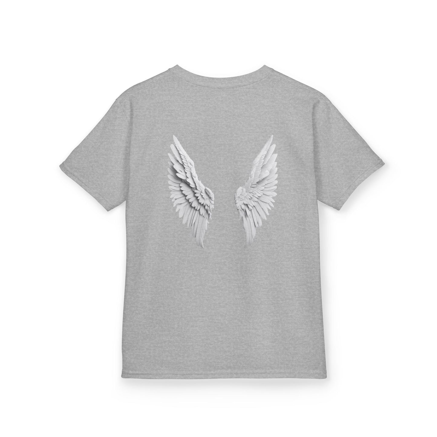 Blessed Kids Tee with Angel Wings