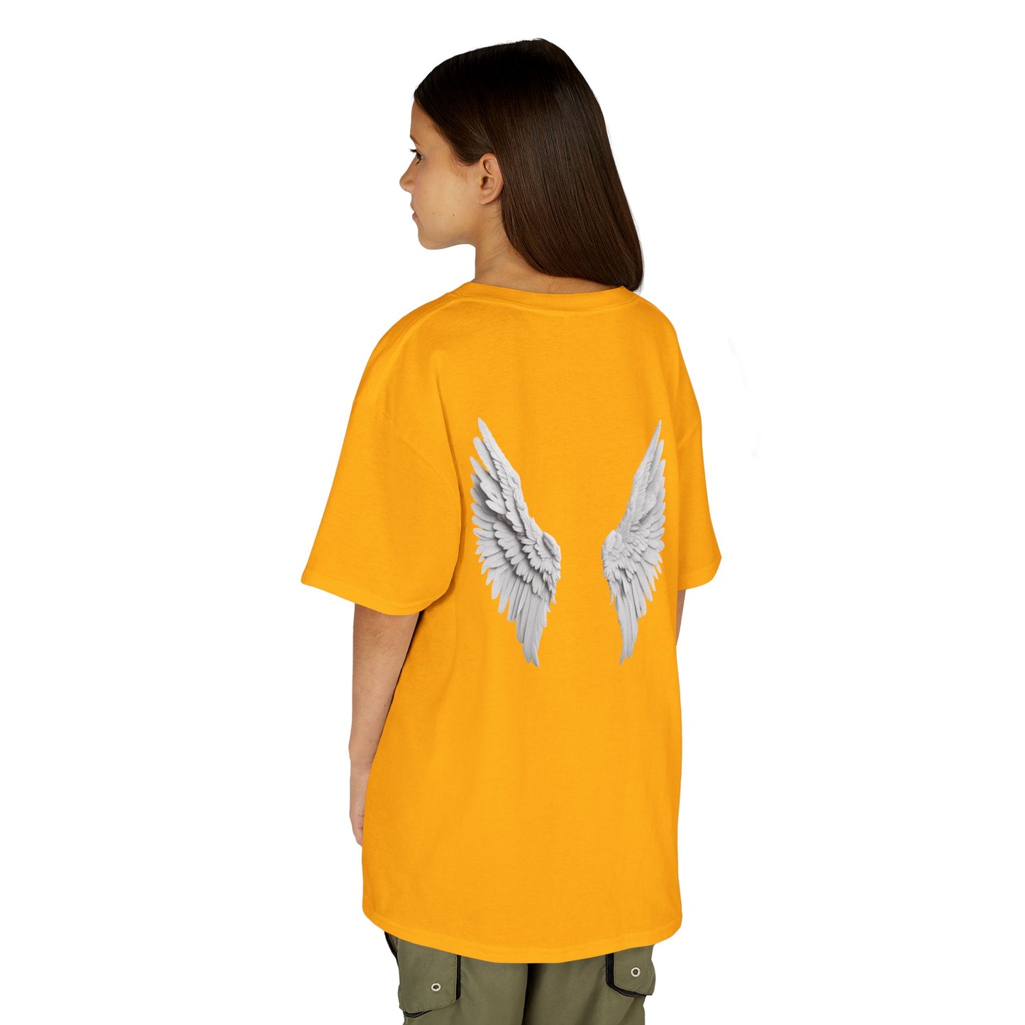 Blessed Kids Tee with Angel Wings